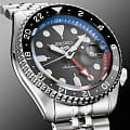 Seiko Seiko 5 Sports SSK019K1 5 sports японские мужские часы на браслете нержавеющая сталь боковой вид