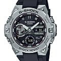 Casio Casio G-Shock GST-B400-1AER GST G-Steel GST-B400-1AER электронные мужские часы  черный циферблат, браслет пластик — вид спереди