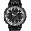 Plein Sport Plein Sport Tiger Power PSEDA0124  PSEDA0124 кварцевые мужские часы  черный циферблат, браслет силикон — вид спереди