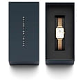 Daniel Wellington Daniel Wellington Quadro Pressed Evergold DW00100556 женские часы белый циферблат на запястье
