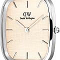 Daniel Wellington Daniel Wellington Marlon Sheffield Linen Silver DW00100813  наручные женские часы фото под углом.