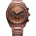 D1 Milano D1 Milano Cronografo Essential Brown CHBJ22  CHBJ22  кварцевые мужские часы  коричневый циферблат, браслет нержавеющая сталь с pvd-покрытием — вид спереди