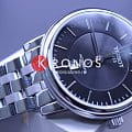 Tissot Tissot Carson Automatic Lady T122.207.11.051.00 механические женские часы часы, крупный план черный циферблат