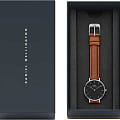 Daniel Wellington Daniel Wellington Petite Durham DW00100234 кварцевые женские часы часы, крупный план черный циферблат