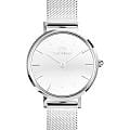 Daniel Wellington Daniel Wellington Petite Reflection Silver DW00100796  DW00100796 кварцевые женские часы  серебристый циферблат, браслет нержавеющая сталь — вид спереди