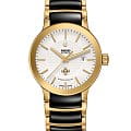 Rado Rado Centrix Automatic Diamonds R30080702 Automatic R30080702 механические женские часы  белый циферблат, браслет нержавеющая сталь с pvd-покрытием — вид спереди