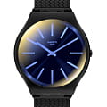 Swatch Swatch Skin Irony 42 SS07B104M  SS07B104M кварцевые мужские часы  черный циферблат, браслет нержавеющая сталь с pvd-покрытием — вид спереди