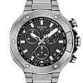 Tissot Tissot T-Race Chronograph T141.417.11.051.01 T Race T1414171105101 кварцевые мужские часы  серый циферблат, браслет нержавеющая сталь — вид спереди