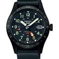 Seiko Seiko 5 Sports Field series SSK025K1 Field SSK025K1 механические мужские часы  черный циферблат, браслет кожаный — вид спереди