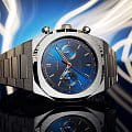 D1 Milano D1 Milano Cronografo CHBJ09 мужские часы синий циферблат на запястье