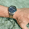 Mido Mido Ocean Star 200 M026.430.11.041.00 механические мужские часы часы, крупный план синий циферблат