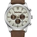 Timberland Timberland Northbridge TDWGF0009604  TDWGF0009604 кварцевые мужские часы  бежевый циферблат, браслет кожаный — вид спереди