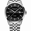 Raymond Weil Raymond Weil Freelancer 2731-ST-20001  2731-ST-20001 механические мужские часы  черный циферблат, браслет нержавеющая сталь — вид спереди