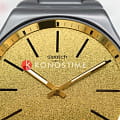 Swatch SS07B109G наручные мужские часы застежка крупным планом