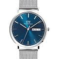 Daniel Wellington Daniel Wellington Classic Day Display Sterling Arctic DW00100833  DW00100833 кварцевые мужские часы  синий циферблат, браслет нержавеющая сталь — вид спереди