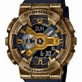 Casio Casio G-Shock GM-110VG-1A9DR (GM-110VG-1A9) GM GM-110VG-1A9 электронные мужские часы   циферблат, браслет полимер — вид спереди