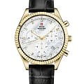 Swiss Military by Chrono Swiss Military by Chrono SM30207.07  SM30207.07 кварцевые женские часы  перламутровый циферблат, браслет кожаный — вид спереди