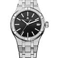 Maurice Lacroix Maurice Lacroix Aikon Quartz AI1106-SS002-350-1  AI1106-SS002-350-1 кварцевые женские часы  черный циферблат, браслет нержавеющая сталь — вид спереди