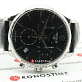 Tissot Tissot Tradition Chronograph T063.617.16.057.00 кварцевые мужские часы часы, крупный план черный циферблат