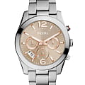 Fossil Fossil Boyfriend Chronograph ES4146   ES4146 кварцевые женские часы  бежевый циферблат, браслет нержавеющая сталь — вид спереди