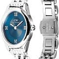 Daniel Wellington Daniel Wellington Ophelia Mini Arctic Silver DW00100807  наручные женские часы фото под углом.