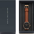 Daniel Wellington Daniel Wellington Petite Durham DW00100166 кварцевые женские часы часы, крупный план черный циферблат