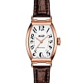 Tissot Tissot Heritage Porto Mechanical T128.161.36.012.00  T1281613601200 механические женские часы  белый циферблат, браслет кожаный — вид спереди