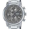 Casio Casio Collection MTP-E510D-8AVDF (MTP-E510D-8A)  MTP-E510D-8A кварцевые мужские часы  серый циферблат, браслет нержавеющая сталь — вид спереди