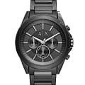 Armani Exchange Armani Exchange Drexler  AX2601  AX2601 кварцевые мужские часы  черный циферблат, браслет сталь с ip покрытием — вид спереди