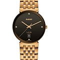 Rado Rado Florence Classic Diamonds R48916703 Classic R48916703 кварцевые мужские часы  черный циферблат, браслет сталь c pvd покрытием — вид спереди