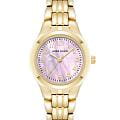 Anne Klein Anne Klein Metals 5490MVGB  5490MVGB кварцевые женские часы  розовый циферблат, браслет сталь с ip покрытием — вид спереди