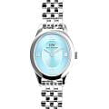 Daniel Wellington Daniel Wellington Ophelia Mini Ice Blue Silver DW00100809  DW00100809 кварцевые женские часы  голубой циферблат, браслет нержавеющая сталь — вид спереди