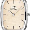 Daniel Wellington Daniel Wellington Marlon Wire Linen Silver DW00100812  наручные женские часы фото под углом.