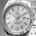 Swiss Military by Chrono Swiss Military by Chrono SM34066.02 сверхточные  швейцарские женские часы на браслете нержавеющая сталь боковой вид