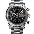 Breitling Breitling Aviator 8 Chronograph 43 A13316101B1A1  A13316101B1A1 механические мужские часы  черный циферблат, браслет нержавеющая сталь — вид спереди