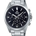 Casio Casio Edifice EFV-630D-1AVUDF (EFV-630D-1A) EFV EFV-630D-1A кварцевые мужские часы  черный циферблат, браслет нержавеющая сталь — вид спереди